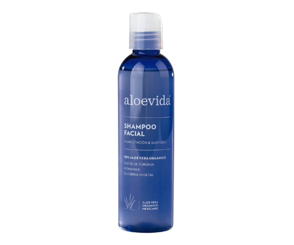 Aloe Vera Shampoo Facial 70% 120 ml. Pza