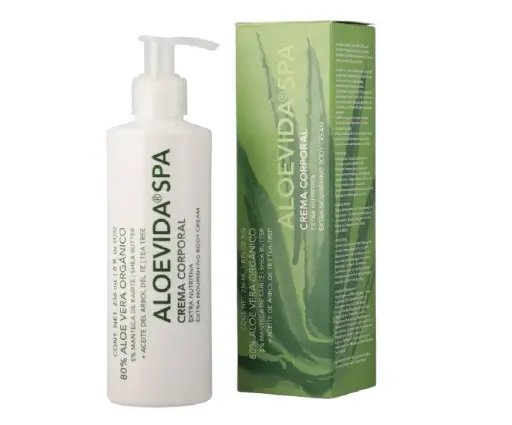 [7503001195438] Aloe Vera Crema Corporal Nutritiva 80% 236 ml. Pza